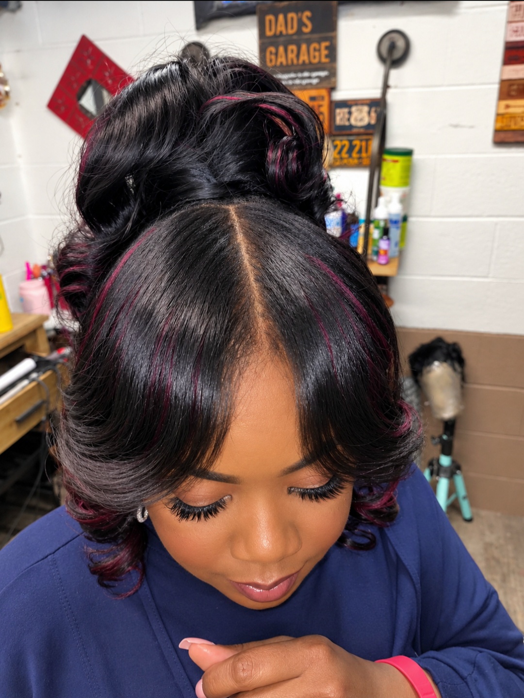 Styles work by Jonathan at Hair Tamer Salon