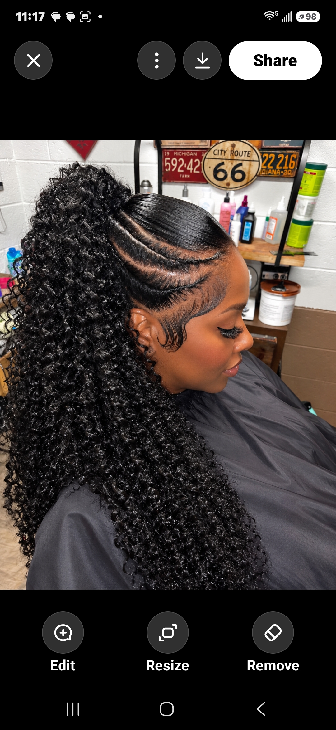 Styles work by Jonathan at Hair Tamer Salon