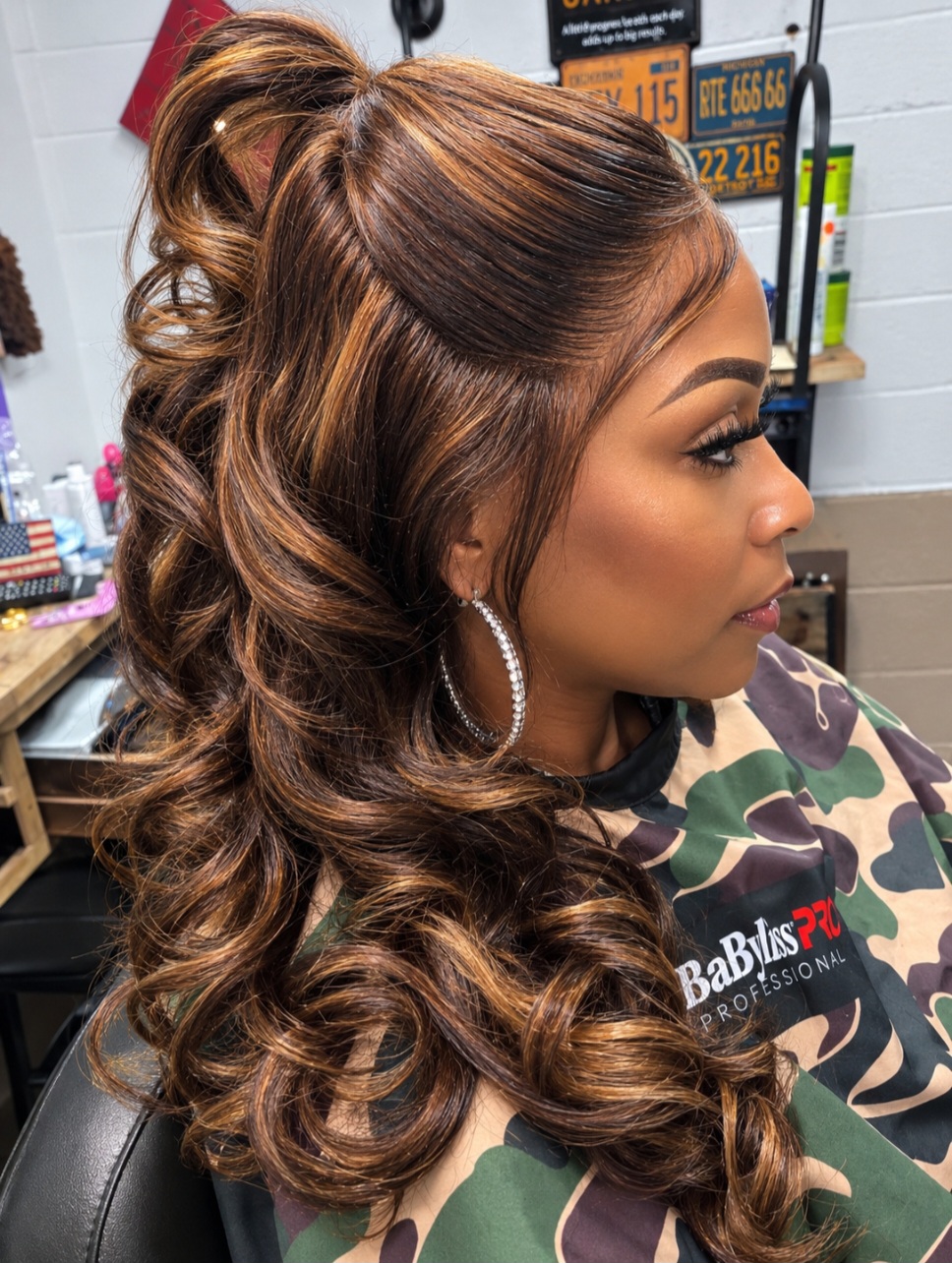 Styles work by Jonathan at Hair Tamer Salon